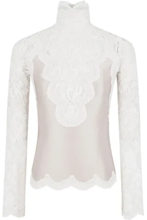 Paco rabanne Top, Dame, Hvid, M, Hvid Sweater Kollektion
