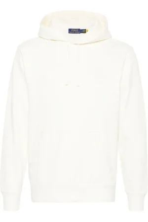 Ralph Lauren Sweathshirts & Hoodies, Herre, Hvid, L, Uld, Stilfulde Sweaters til Mænd og Kvinder