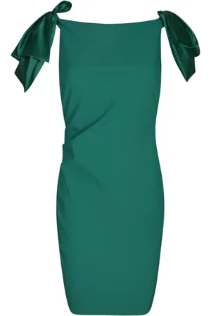 CHIARA BONI Kjole, Dame, Grøn, XS, Elegant Petite Robe Kjoler