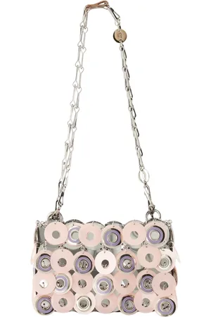 Paco rabanne Taske, Dame, Flerfarvet, ONE SIZE, Uld, Sparkle Nano Rose Violet Stilfuldt Tilbehør