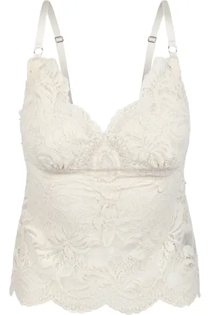 Paco rabanne Top, Dame, Hvid, S, Blonde tanktop med tynde stropper