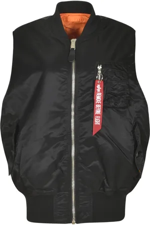 Alpha Industries Jakke, Herre, Sort, XL, Sorte Frakker til Mænd
