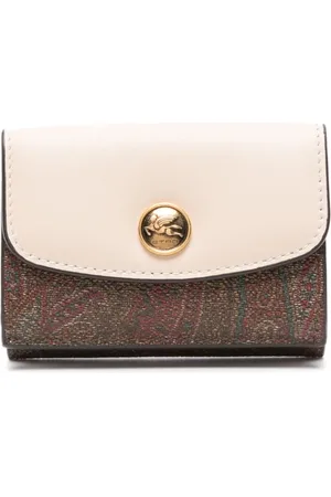 Etro Tilbehør, Dame, , ONE SIZE, Læder, Paisley Jacquard Læder Pung