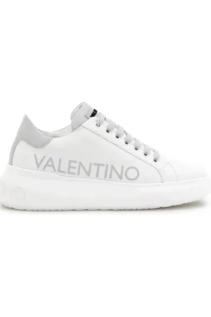 VALENTINO Sko, Dame, Hvid, 40 EU, Læder, Farverige Læder Sneakers Bounce S Woman