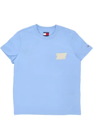 Tommy Hilfiger Top, Dame, Blå, S, Bomuld, Bubble Tee Sugarplum Blå T-shirt