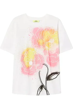 Twin-Set Top, Dame, Flerfarvet, S, Myfo Linea Over T-Shirt