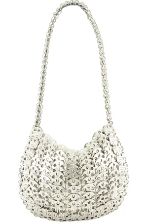 Paco rabanne Taske, Dame, Grå, ONE SIZE, Uld, Ikonisk Moon Collection 1969