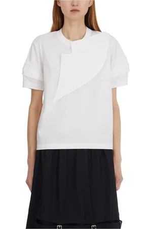 Comme des Garçons Top, Herre, Hvid, M, Bomuld, Bomuld T-shirt
