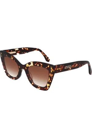 Isabel Marant Tilbehør, unisex, Brun, 51 MM, Kat Øje Solbriller Elegant Moderne Stil