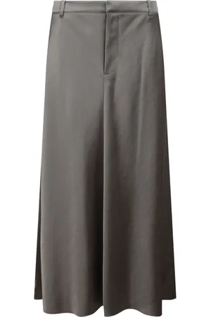 Vince Nederdel, Dame, Grå, S, Satin, Satin A-line Bukse Nederdel