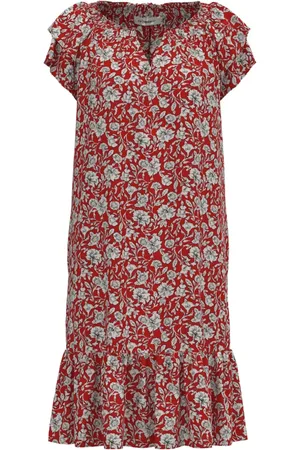 Co`Couture Kjole, Dame, Flerfarvet, S, Sunrisecc Crop Scarlet Kjole