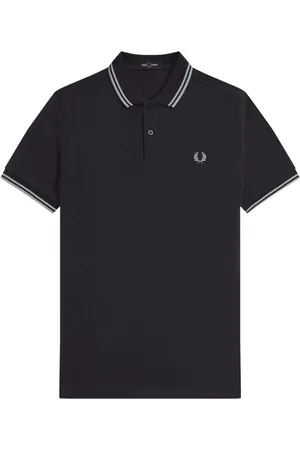 Fred Perry Top, Dame, Brun, L, Bomuld, Stribet Polo Skjorte M3600