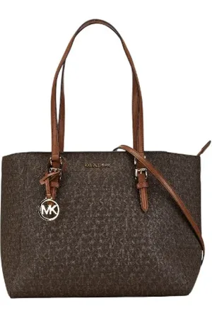 Michael Kors Pre-owned, Dame, Brun, ONE SIZE, Uld, Pre-owned Laeder totes