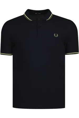 Fred Perry Top, Herre, Sort, S, Bomuld, Polo med dobbelt stribe M3600