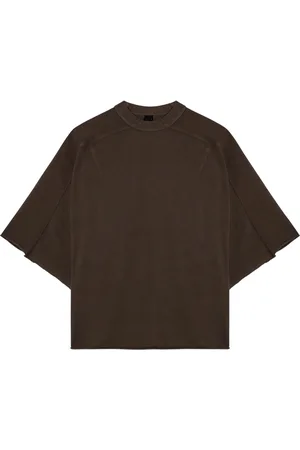 Entire Studios Top, Herre, Brun, M, Bomuld, Kortærmet T-shirt med Rund Hals