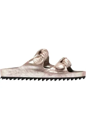Officine creative Sko, Dame, Gul, 40 EU, Læder, Pelagie Slide Sandaler