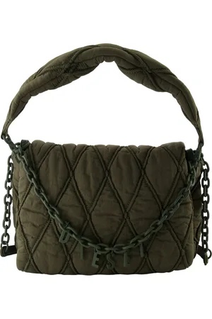 Diesel Taske, Dame, Grøn, ONE SIZE, Nylon, Quiltet Charm-D Nylon Taske