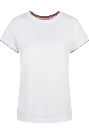 ELEVENTY Top, Dame, Hvid, L, Bomuld, Bomuld T-shirts og Polos Made in Italy