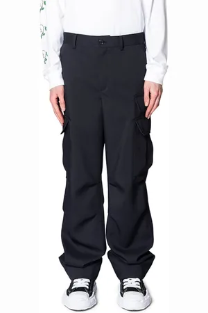 UNDERCOVER Bukser, Herre, Sort, L, Sorte Bukser med Unikke Designelementer