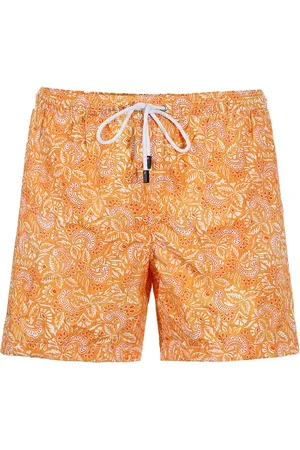 BARBA Badetøj, Herre, , L, Polyester, Mønstret Elastisk Talje Shorts