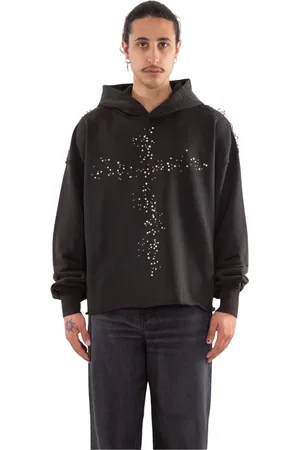 MISBHV Sweathshirts & Hoodies, Herre, Sort, XL, Sort Cross Cropped Hoodie