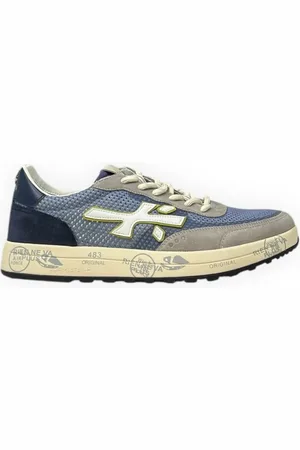 Premiata Sko, Herre, Blå, 46 EU, Afslappede Sneakers til Hverdagsbrug