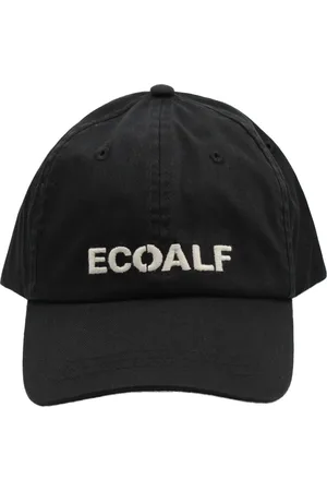 ECOALF Tilbehør, Herre, Sort, ONE SIZE, Bomuld, Sort Logo Baseball Cap Bomuld