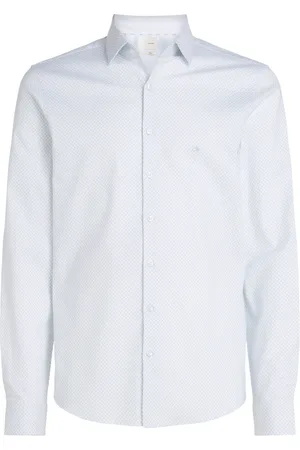 Calvin Klein Skjorte, Herre, Blå, 2XL, Bomuld, Clear Skjorte Slim Fit