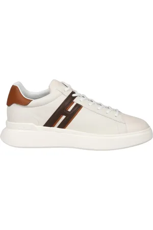 Hogan Sko, Herre, , 43 EU, Læder, Hamret læder sneakers med hukommelsesskum