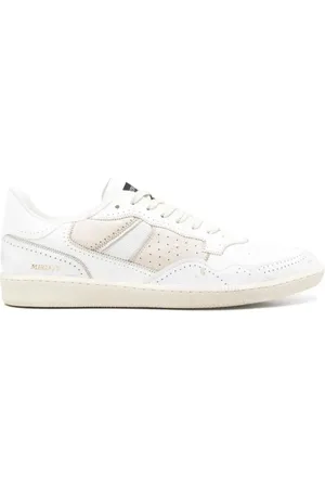 Hidnander Sko, Herre, Hvid, 45 EU, Læder, Mega Læder Sneakers