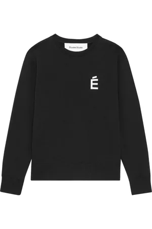 Etudes Sweathshirts & Hoodies, Dame, Sort, XL, Bomuld, Sort Bomuld Regular Crew Neck