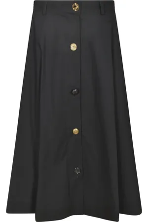 Moschino Nederdel, Dame, Sort, S, Uld, Stilfulde Nederdele Kollektion