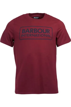 Barbour Top, Herre, Rød, XL, Bomuld, Moderne Punk Grafisk Tee