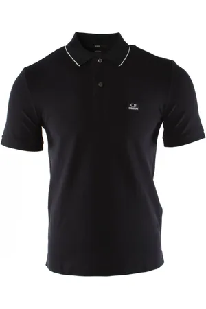 C.P. Company Top, Herre, Blå, S, Bomuld, Slim Fit Blå Polo Skjorte