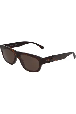 Fendi Tilbehør, unisex, Brun, 56 MM, Moderne Irregulære Solbriller