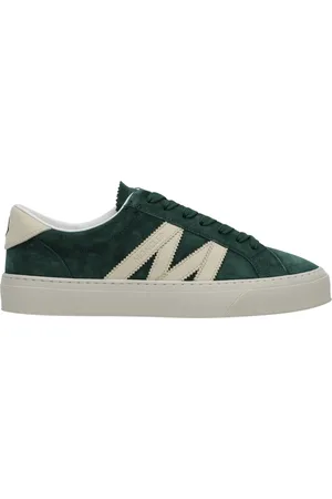 Moncler Sko, Herre, Grøn, 41 EU, Lavtop Sneaker i Trendy Stil