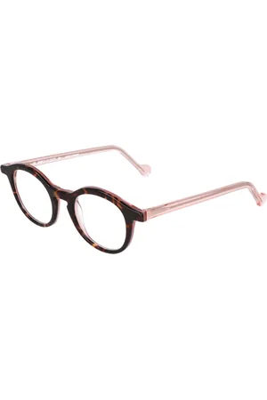 Anne & Valentin Tilbehør, unisex, Lyserød, 42 MM, Elegant Runde Briller Albertine