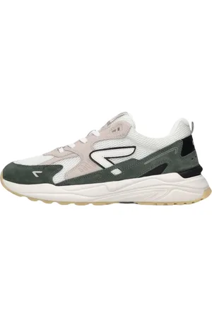 Hub Sko, Herre, Flerfarvet, 46 EU, Læder, Lave sneakers Grid-m stil