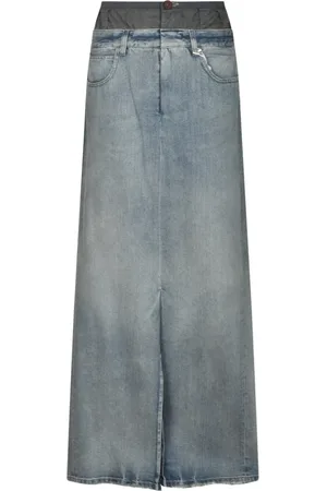Maison Margiela Nederdel, Dame, Blå, S, Elegant Nederdele Kollektion