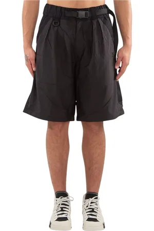 Y-3 Shorts, Herre, Sort, L, Nylon, Sort Ultralight Nylon Shorts