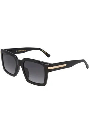 Dsquared2 Tilbehør, unisex, Sort, 52 MM, Moderne firkantede solbriller D2-stil