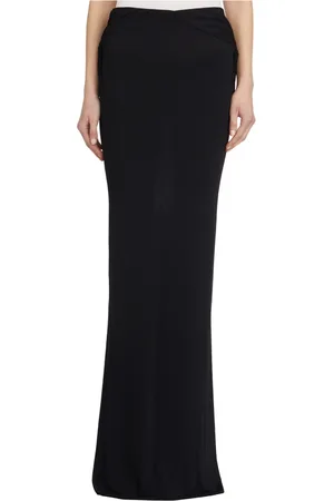 Rick Owens Nederdel, Dame, Sort, XS, Sort Kairo Nederdel