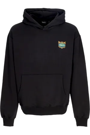 DOLLY NOIRE Sweathshirts & Hoodies, Herre, Sort, L, Bomuld, Ganesha Sort Hoodie Sweatshirt