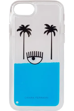 Chiara Ferragni Tilbehør, Dame, Blå, ONE SIZE, Blå Cove iPhone 8 Etui