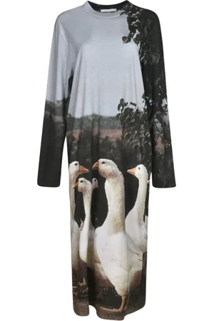 Moschino Kjole, Dame, Flerfarvet, S, Elegante Kjole Samling
