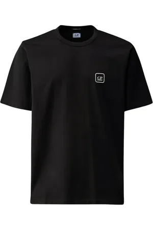 C.P. Company Top, Herre, Sort, 2XL, Bomuld, Urban Tech Jersey T-shirt Sort