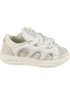 PAURA Sko, Herre, Hvid, 41 EU, Uld, Hvide Sneakers til et stilfuldt look