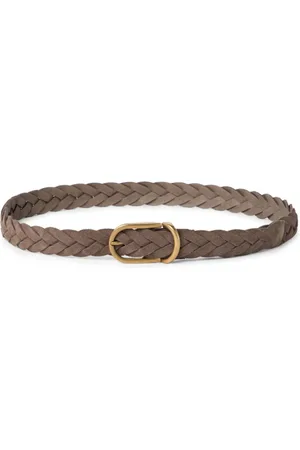 Brunello Cucinelli Tilbehør, Herre, Brun, 100 CM, Læder, Læderbælte