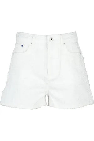 Karl Lagerfeld Shorts, Dame, Hvid, W26, Bomuld, Shorts