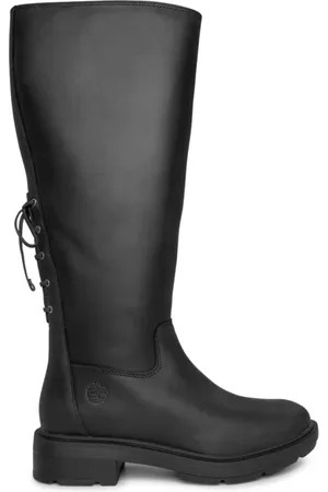 Timberland Sko, Dame, Sort, 38 EU, Læder, Sorte lynlås læderstøvler